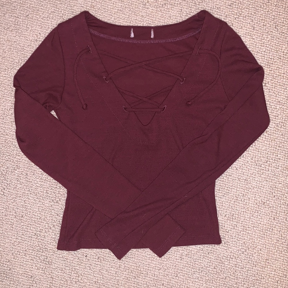 Cinch Front Fitted Top